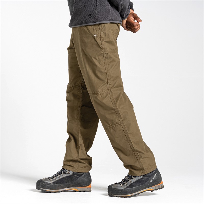 Craghoppers Mens Kiwi Classic Walking Trousers Dark Moss