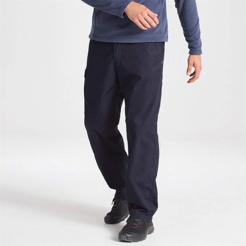Craghoppers Mens Kiwi Classic Walking Trousers Dark Navy