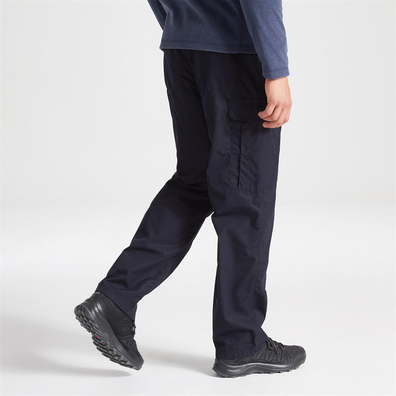 Craghoppers Mens Kiwi Classic Walking Trousers Dark Navy