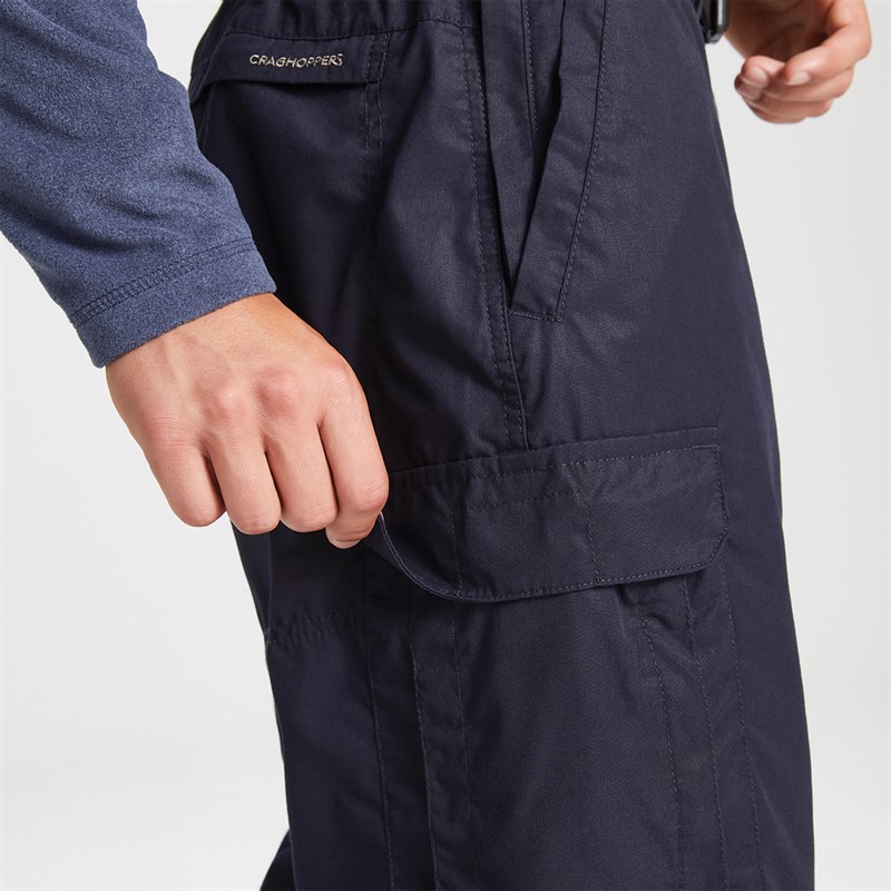 Craghoppers Mens Kiwi Classic Walking Trousers Dark Navy
