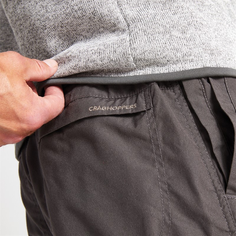 Craghoppers Mens Kiwi Classic Walking Trousers Black Pepper