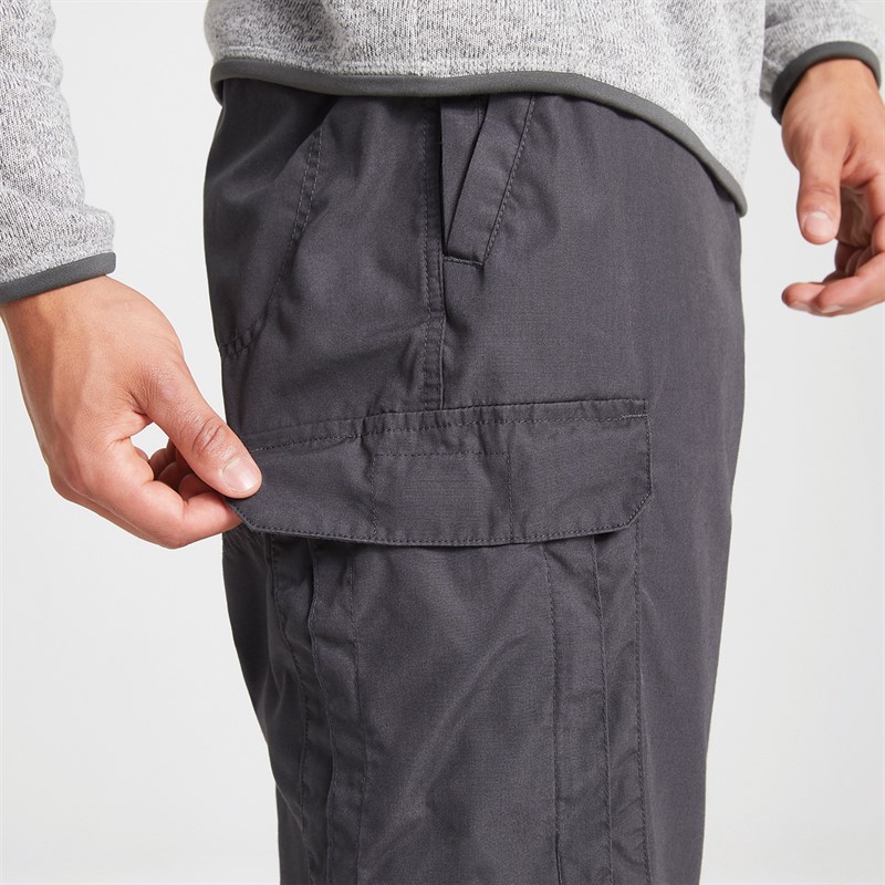 Craghoppers Mens Kiwi Classic Walking Trousers Black Pepper