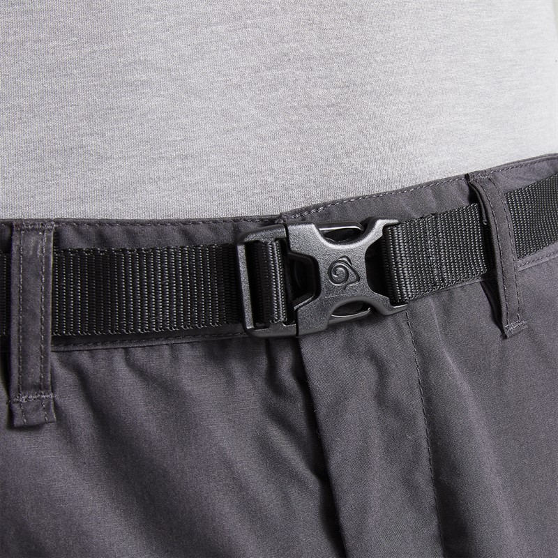 Craghoppers Mens Kiwi Classic Walking Trousers Black Pepper