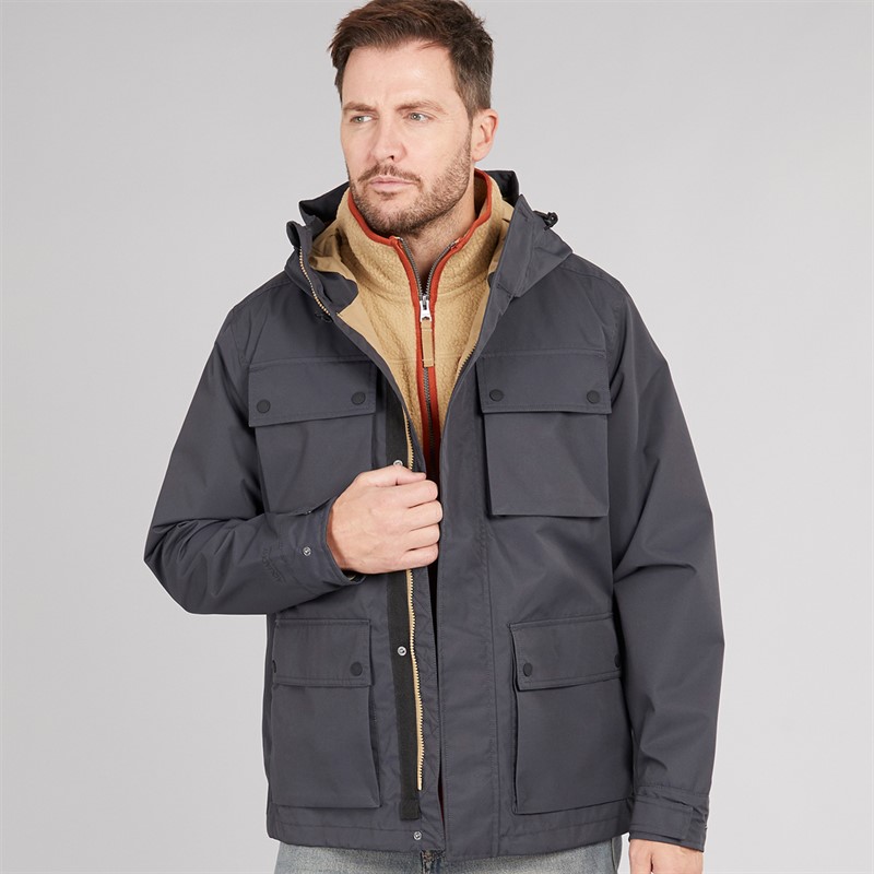 Craghoppers Mens Hartley Aquadry Waterproof Jacket Dark Iron - Size S