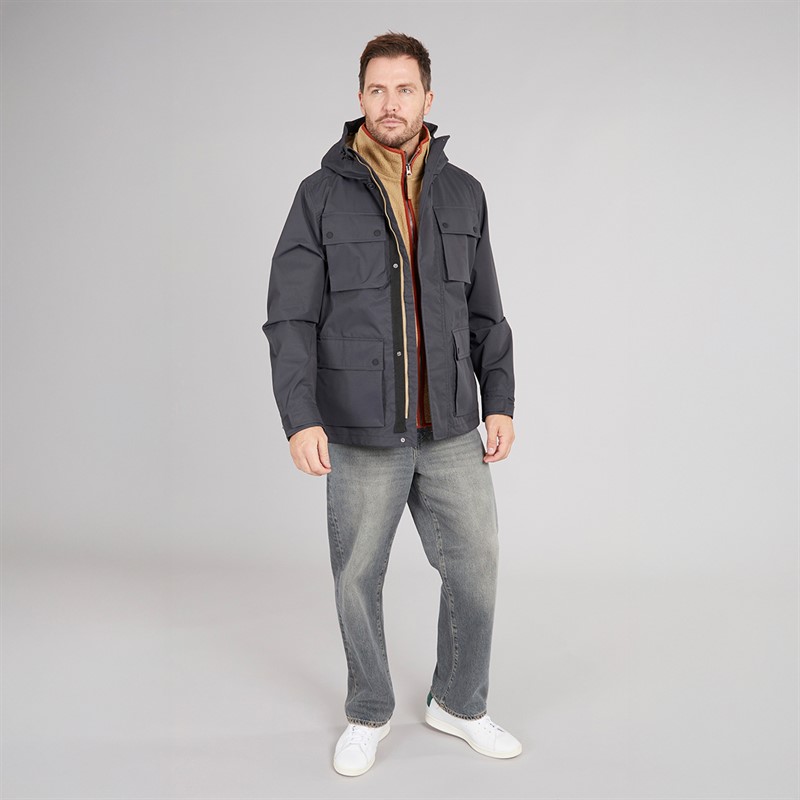 Craghoppers Mens Hartley Aquadry Waterproof Jacket Dark Iron