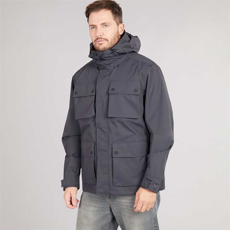 Craghoppers Mens Hartley Aquadry Waterproof Jacket Dark Iron