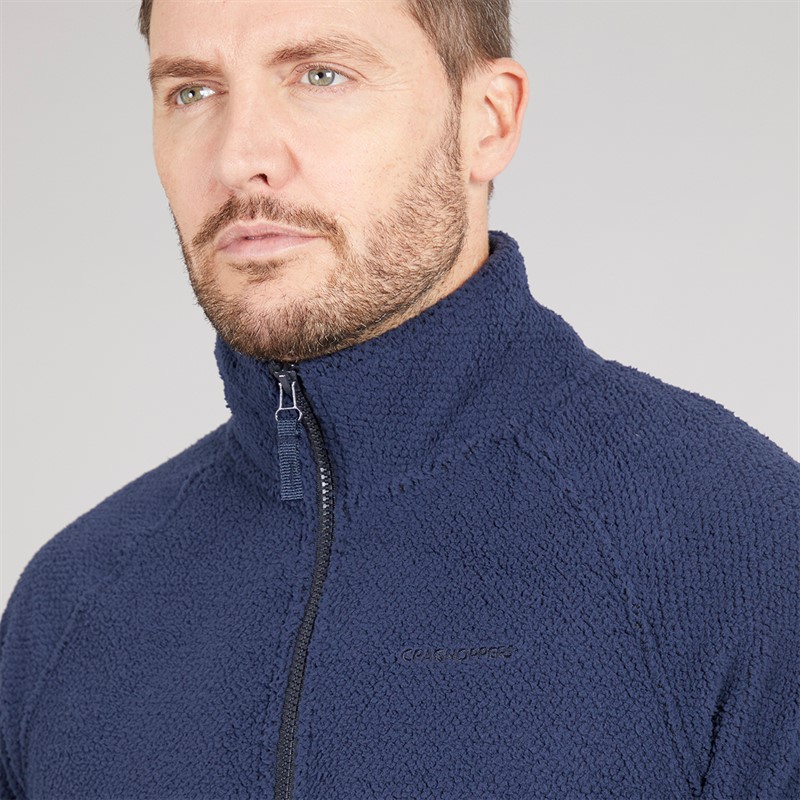 Craghoppers Mens Karlton Half Zip Fleece Blue Navy