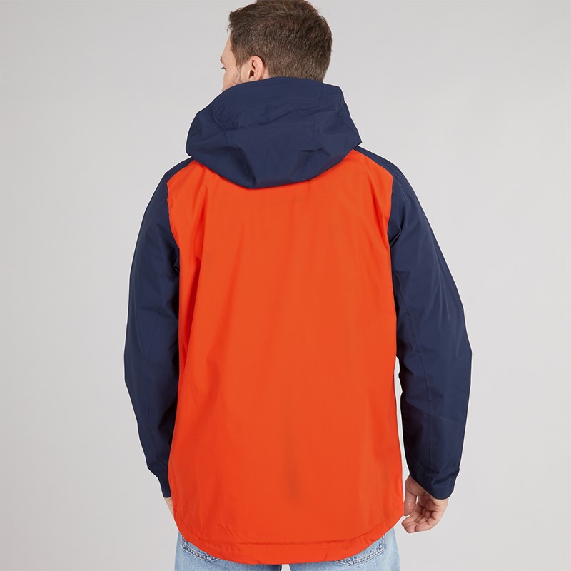 Craghoppers Mens Maris Aquadry Waterproof Jacket Blue Navy/Pimento Red