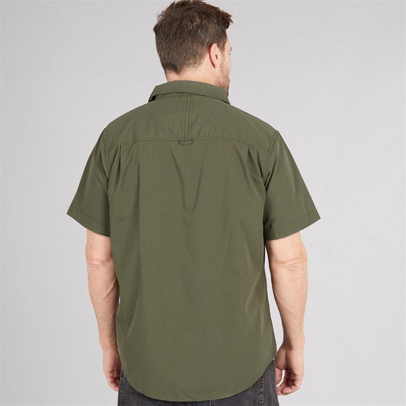 Craghoppers Mens Kiwi Short Sleeve Shirt Cedar