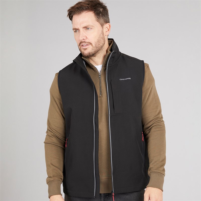 Craghoppers Mens Altis Water Resistant Gilet Black