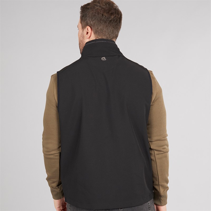 Craghoppers Mens Altis Water Resistant Gilet Black