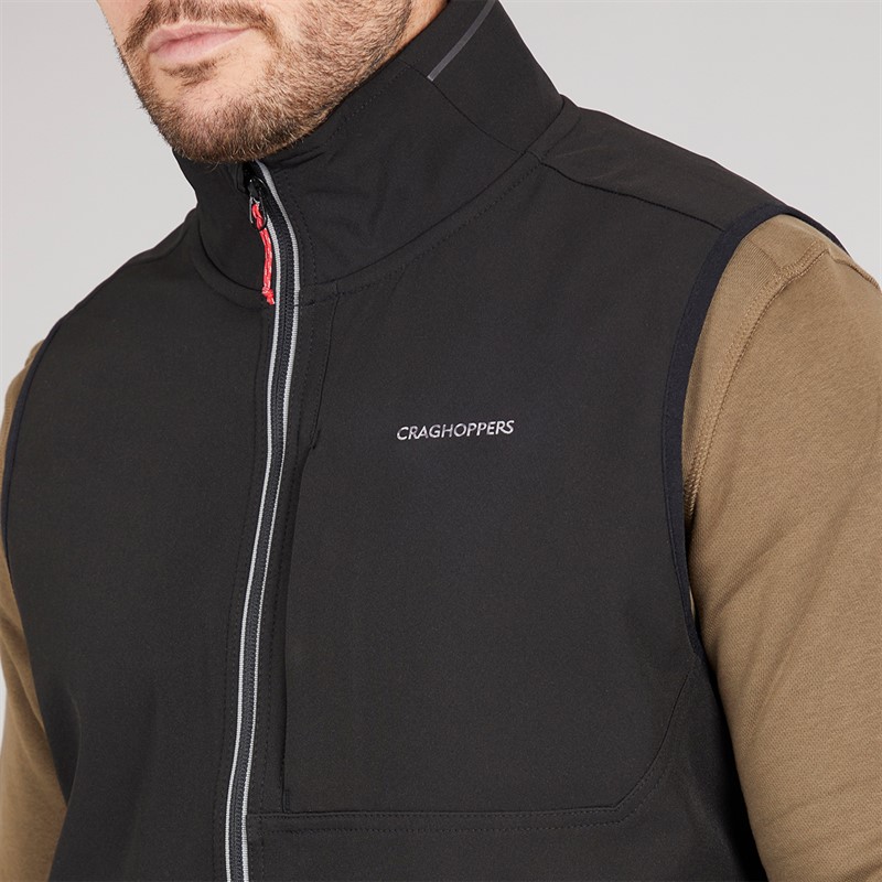 Craghoppers Mens Altis Water Resistant Gilet Black