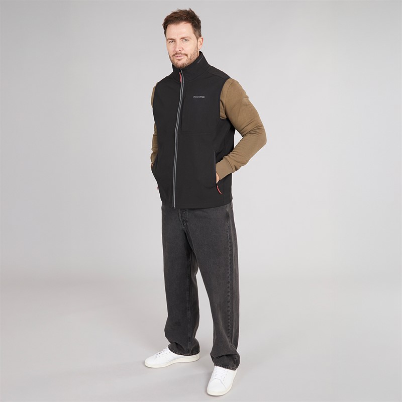 Craghoppers Mens Altis Water Resistant Gilet Black