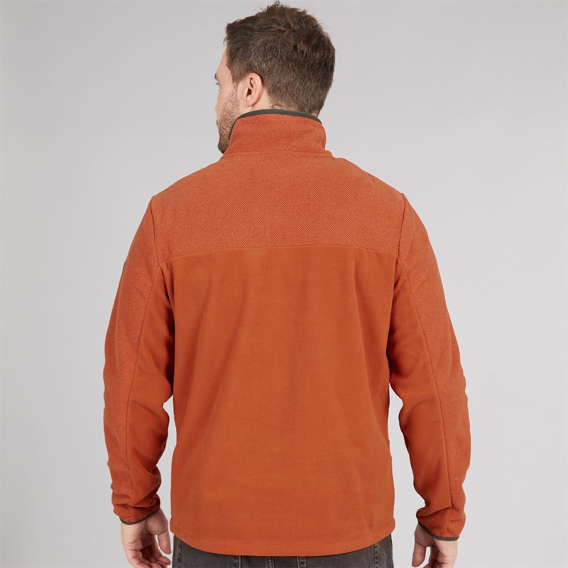 Craghoppers Mens Javi Half Zip Fleece Red Beach