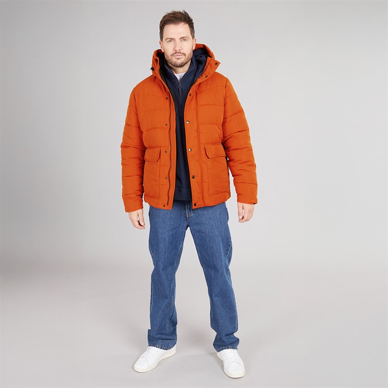 Craghoppers Mens Aaron Downlike Insulated Water Resistant Jacket Carnelian Orange
