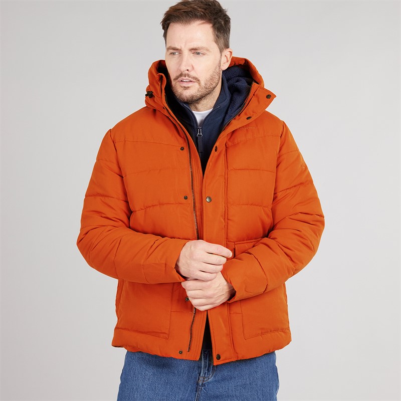 Craghoppers Mens Aaron Downlike Insulated Water Resistant Jacket Carnelian Orange