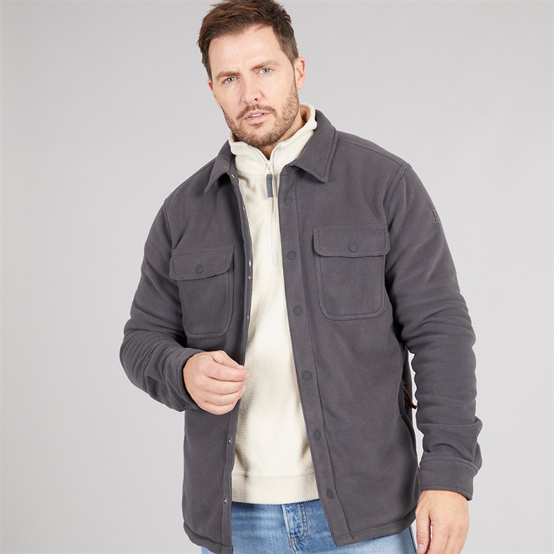 Craghoppers Mens Craggy Over Shirt Dark Iron