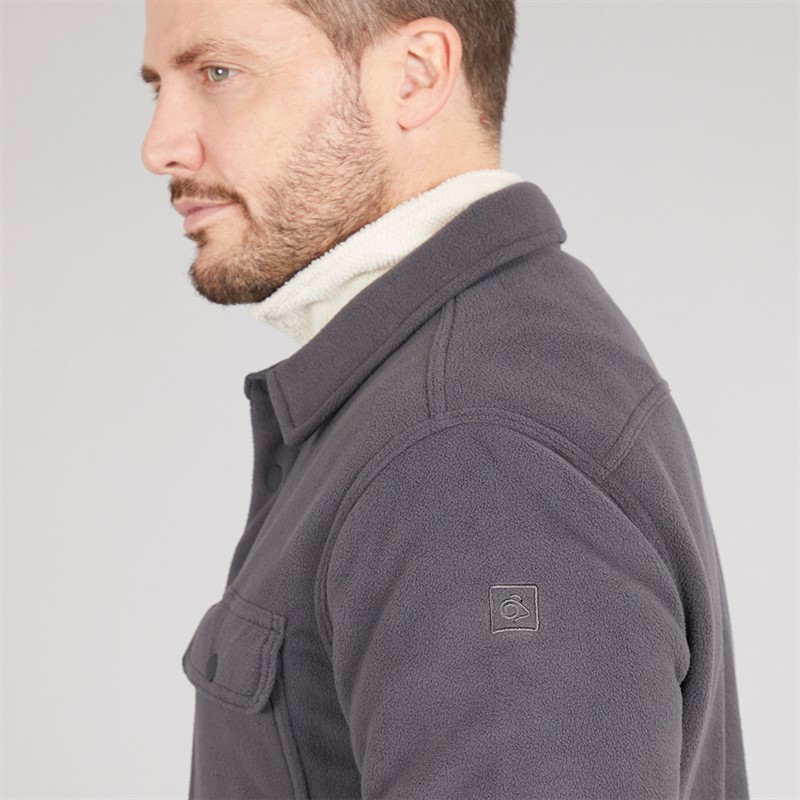 Craghoppers Mens Craggy Over Shirt Dark Iron