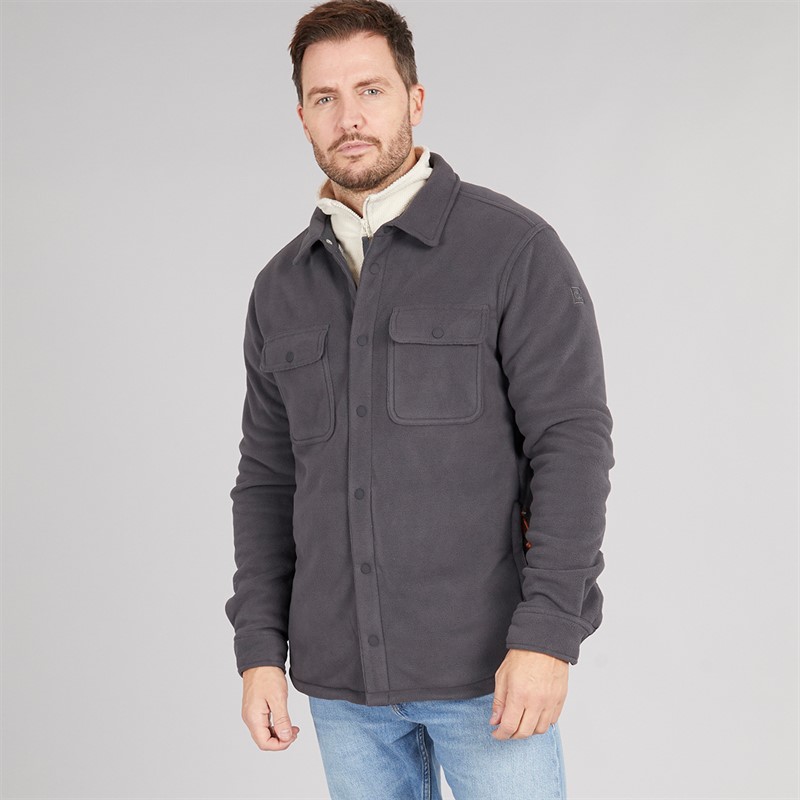 Craghoppers Mens Craggy Over Shirt Dark Iron