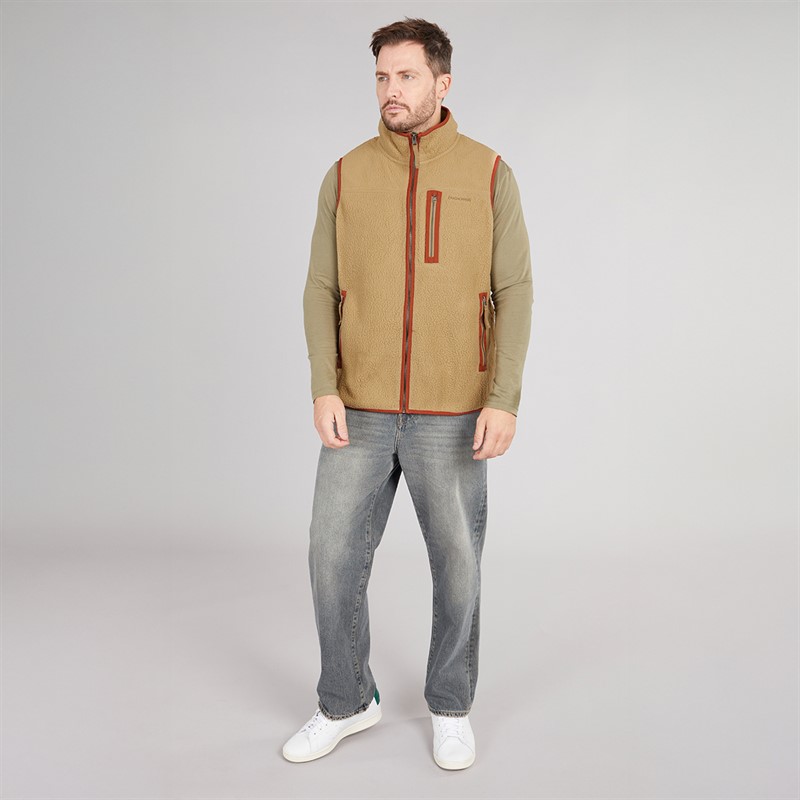 Craghoppers Mens Whitendale Fleece Gilet Earthenware