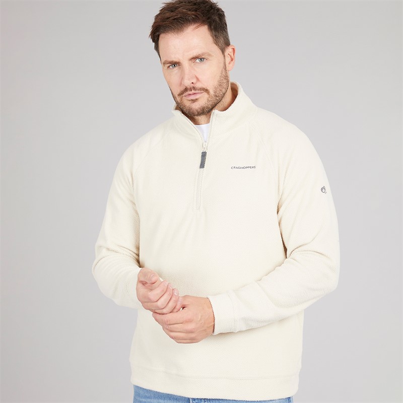Craghoppers Mens Charlston Half Zip Fleece Stone