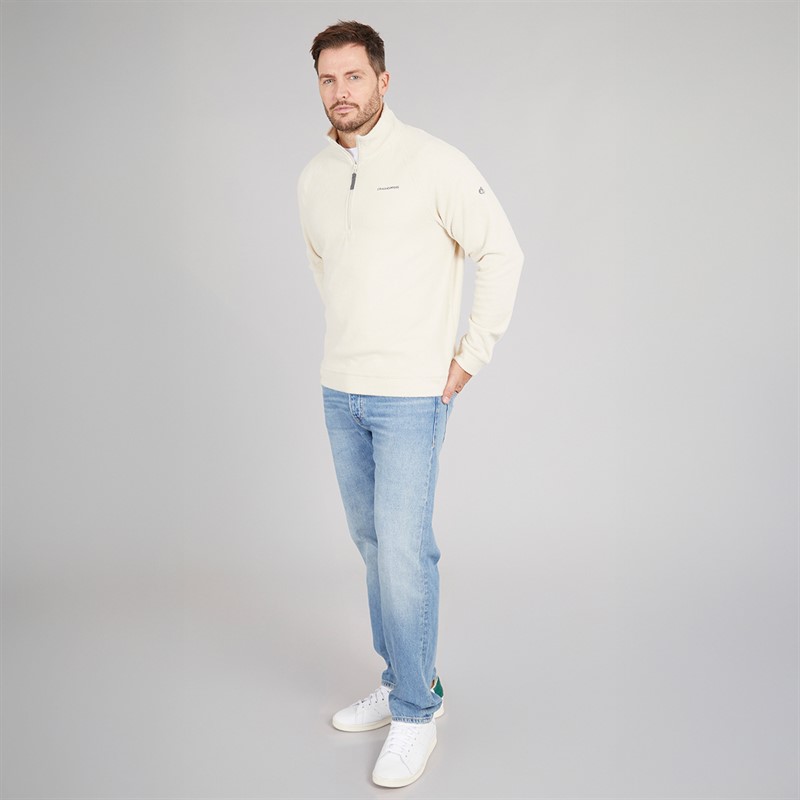 Craghoppers Mens Charlston Half Zip Fleece Stone