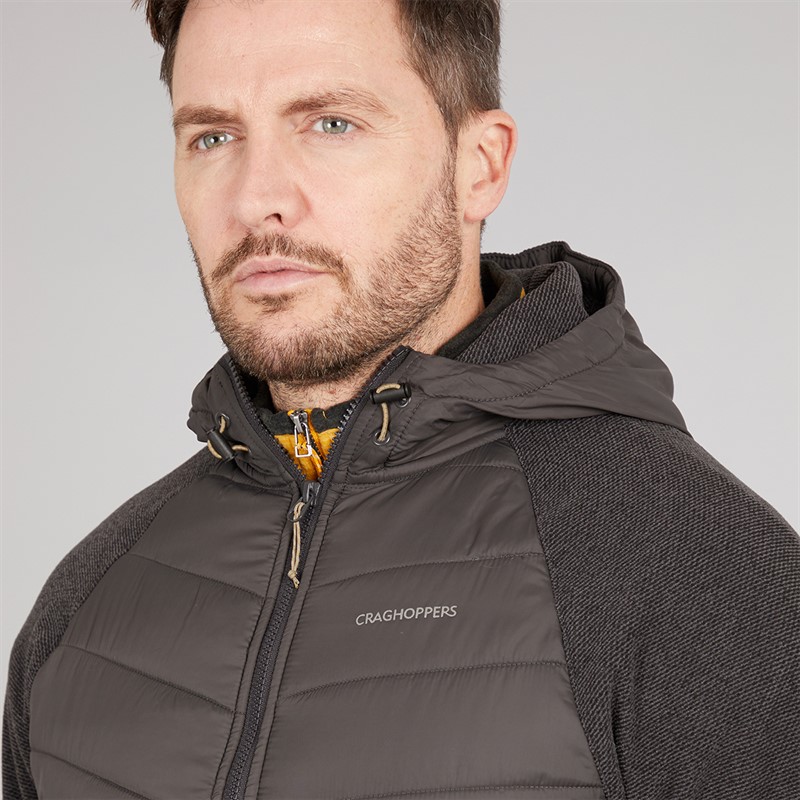 Craghoppers Mens Vamos Insulated Hybrid Jacket Dark Iron