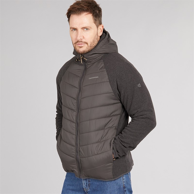 Craghoppers Mens Vamos Insulated Hybrid Jacket Dark Iron