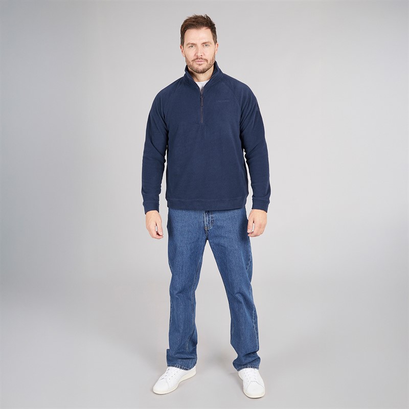 Craghoppers Mens Charlston Half Zip Fleece Blue Navy