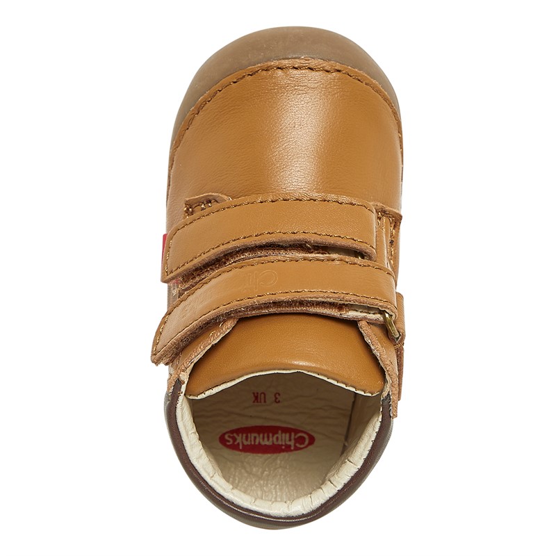 Chipmunks Infant Boys Bailey Shoes Camel