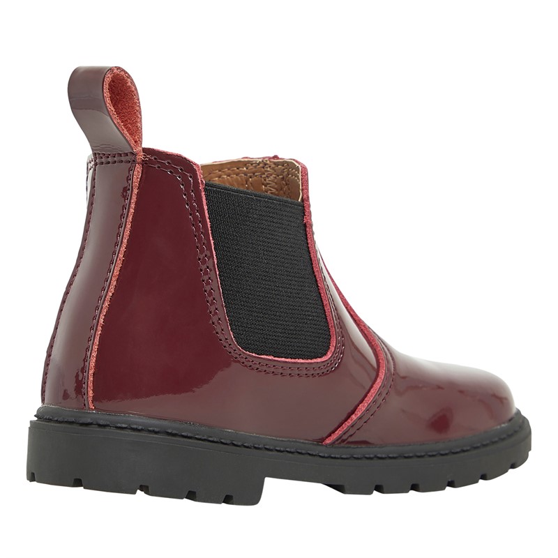 Chipmunks Girls Ranch Boots Burgundy