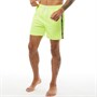 Calvin Klein Short de Bain Homme Jaune Fluo