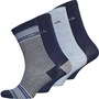 Calvin Klein Chaussettes Stripe Femme Multicolore