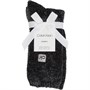 Calvin Klein Damen Luxe Socken Schwarz