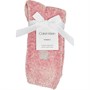 Calvin Klein Chaussettes Luxe Femme Rose