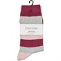 Calvin Klein Dames Luxe Sokken Bordeauxrood