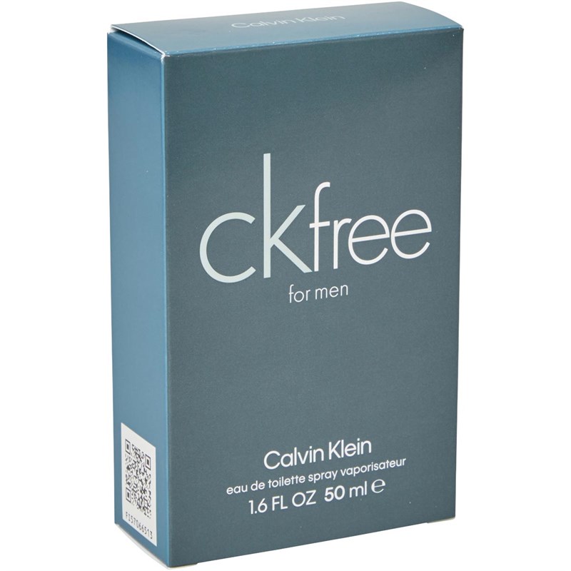 Calvin Klein Heren Free For 50ml EDT Spray Parfum Multi