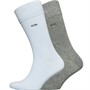 Calvin Klein Mens Classic Crew Two Pack Socks Light Blue