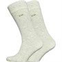Calvin Klein Mens Classic Crew Two Pack Socks Beige Melange