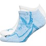 Calvin Klein Mens Distorted Two Pack Sneaker Socks White/Blue Crush