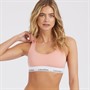 Calvin Klein Womens Unlined Bralette Coral Almond