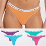 Calvin Klein Womens Five Pack Thongs Multi