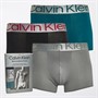 Calvin Klein Mens Three Pack Trunks Multi