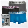 Calvin Klein Mens Three Pack Low Rise Trunks Multi