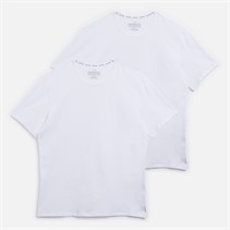 Calvin Klein Mens Two Pack T-Shirts White