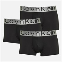 Calvin Klein Mens Three Pack Low Rise Trunks Black