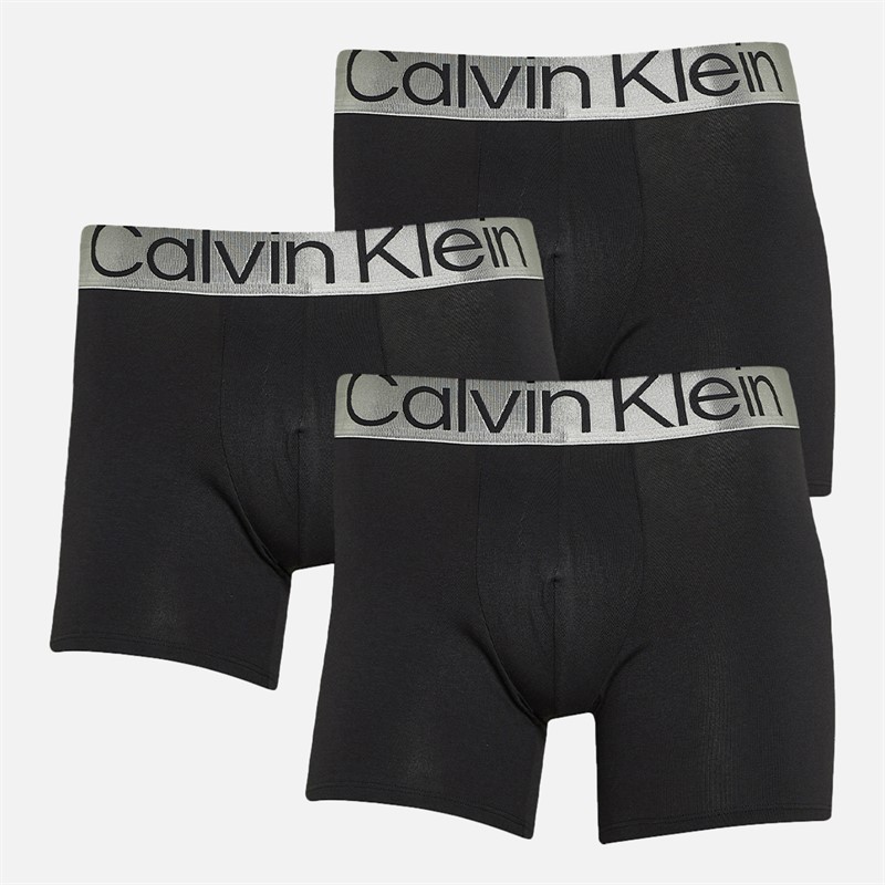 Calvin Klein Mens Three Pack Boxers Black