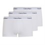 Calvin Klein Mens Three Pack Trunks White/White/White