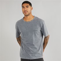 Calvin Klein Mens Crew Neck T-Shirt Forged Iron