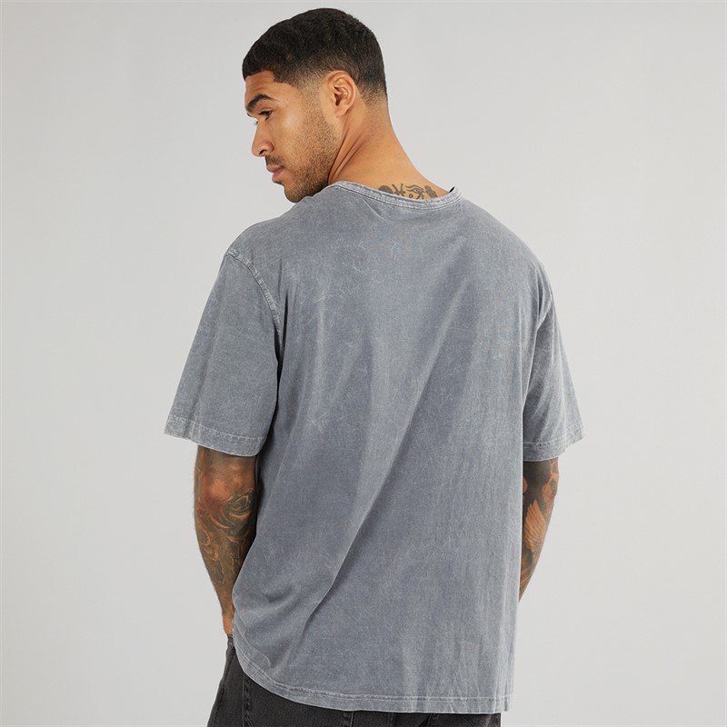 Calvin Klein Mens Crew Neck T-Shirt Forged Iron